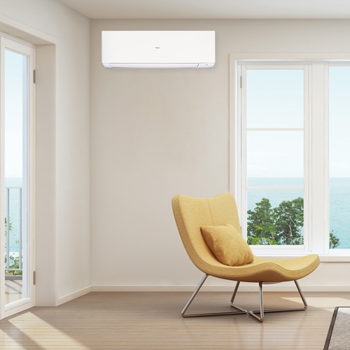 Immagine di Haier EXPERT NORDIC Climatizzatore a parete monosplit inverter Wi-Fi colore bianco finitura opaco | unità esterna 3.5 kW unità interna 12000 BTU AS35XCHHRA-NR+1U35KEHFRA-NR
