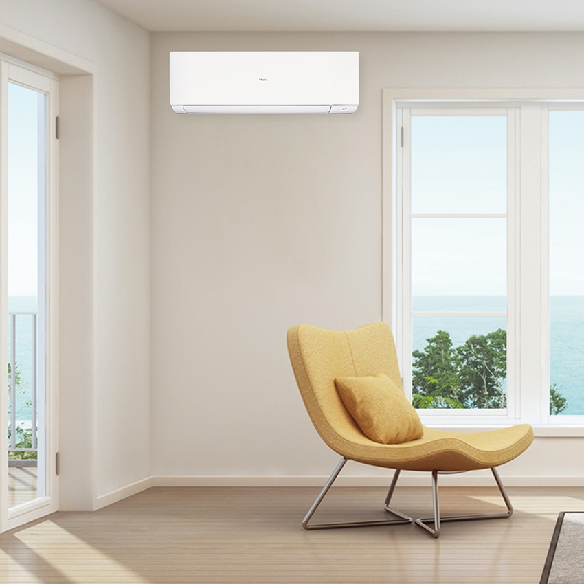 Immagine di Haier EXPERT NORDIC Climatizzatore a parete monosplit inverter Wi-Fi colore bianco finitura opaco | unità esterna 3.5 kW unità interna 12000 BTU AS35XCHHRA-NR+1U35KEHFRA-NR