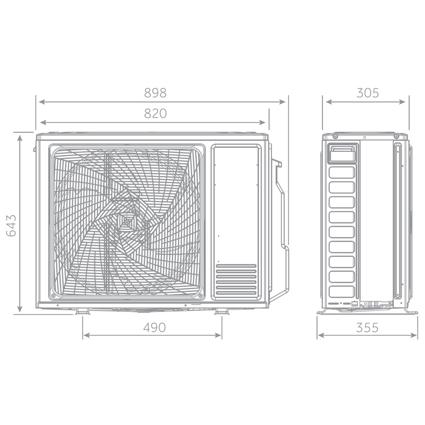 Immagine di Haier EXPERT NORDIC Climatizzatore a parete monosplit inverter Wi-Fi colore bianco finitura opaco | unità esterna 3.5 kW unità interna 12000 BTU AS35XCHHRA-NR+1U35KEHFRA-NR