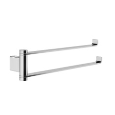 Immagine di Gessi EMPORIO ACCESSORI porta salviette doppio, orientabile, finitura cromo 63617#031