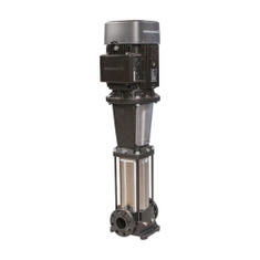 Immagine di Grundfos CR 32-3 A-F-A-E-HQQE pompa centrifuga verticale multistadio con porte di aspirazione e scarico sullo stesso livello 96122011