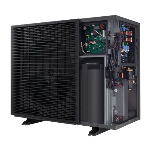 Immagine di Samsung EHS MONO R290 Sistema integrato composto da pompa di calore monofase 8 kW con kit di controllo per EHS Mono con AI home integrato AE080CXYDEK/EU+MIM-E03FN