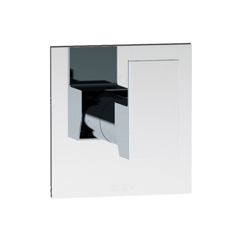 Immagine di Bellosta B-DUE deviatore ad incasso, a 4 uscite, senza corpo incasso, finitura cromo 01-7903/4/1L/E
