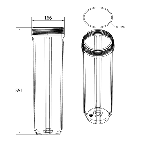 Immagine di Watts OneFlow OFTWH-R sistema per la prevenzione dei depositi di calcare sulle superfici interne degli impianti idraulici S0002188EU