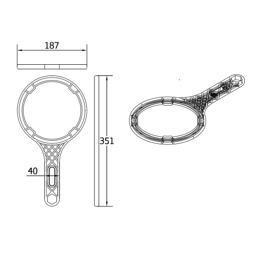 Immagine di Watts OneFlow OFTWH-R sistema per la prevenzione dei depositi di calcare sulle superfici interne degli impianti idraulici S0002188EU