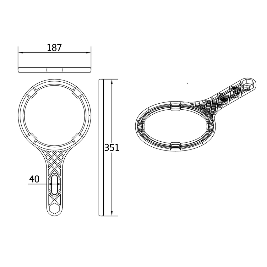 Immagine di Watts OneFlow OFTWH-R sistema per la prevenzione dei depositi di calcare sulle superfici interne degli impianti idraulici S0002188EU