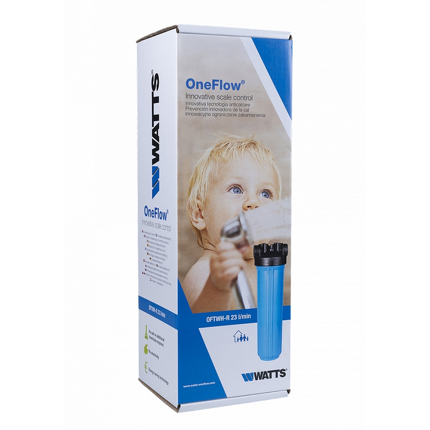 Immagine di Watts OneFlow OFTWH-R sistema per la prevenzione dei depositi di calcare sulle superfici interne degli impianti idraulici S0002188EU