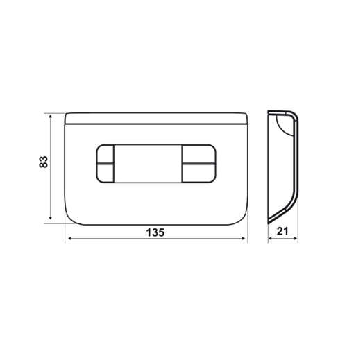 CH115 Termostato ambiente a batterie, 3 temperature - Fantini Cosmi