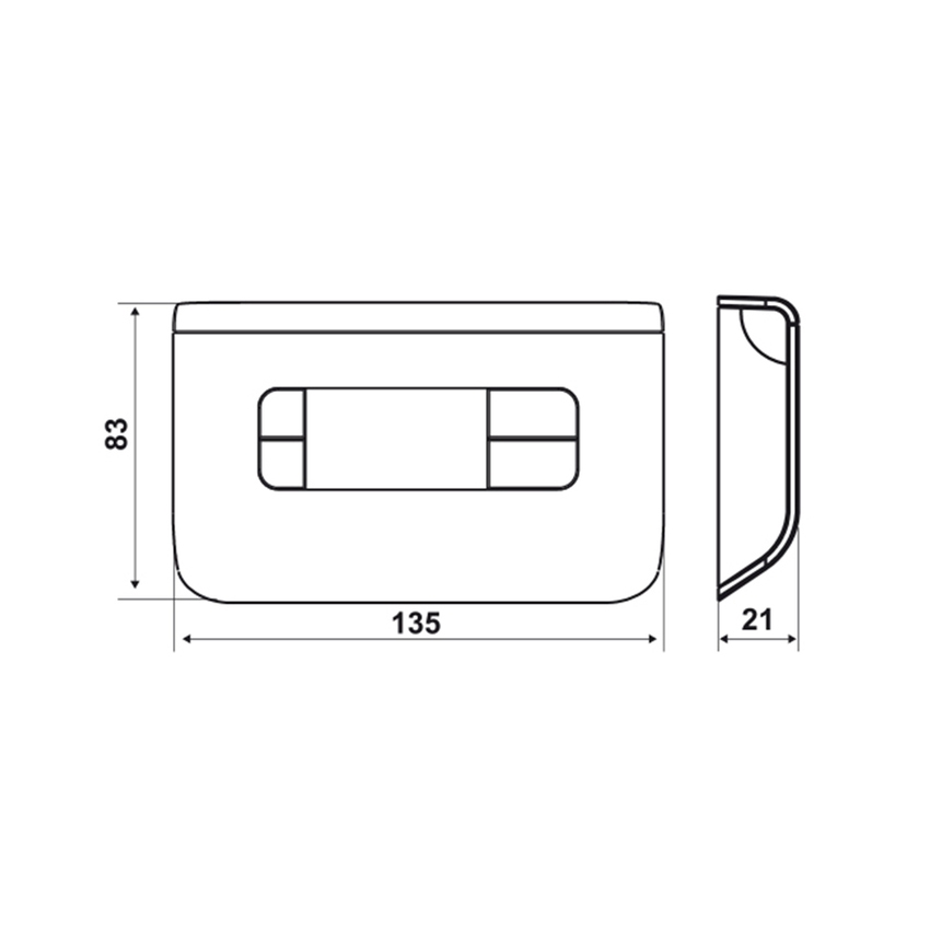 Immagine di FantiniCosmi Termostato ambiente a batteria, 3 temperature, colore bianco CH115