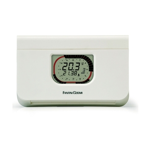 Immagine di FantiniCosmi INTELLITHERM cronotermostato settimanale a batterie, colore bianco C57