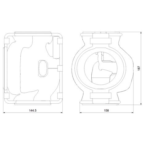 Immagine di Grundfos Guscio isolante per MAGNA3 DN25 per impianti di refrigerazione e aria condizionata 98354534