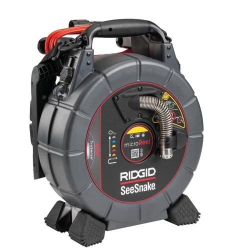 Immagine di Ridgid Videocamera SeeSnake microReel APX per ispezione diagnostica leggera, con tecnologia TruSense 70808