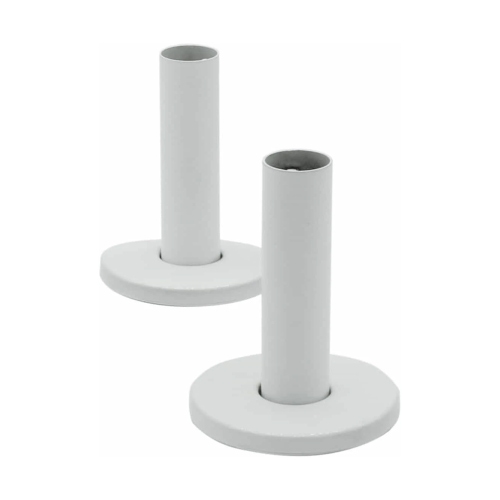 Immagine di Irsap kit da 2 copritubo L.7 cm, per installazione radiatori, colore bianco standard finitura lucido VALKITCOPTU7001