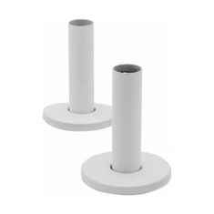 Immagine di Irsap kit da 2 copritubo L.16 cm, per installazione radiatori, colore bianco standard finitura lucido VALKITCOPT16001