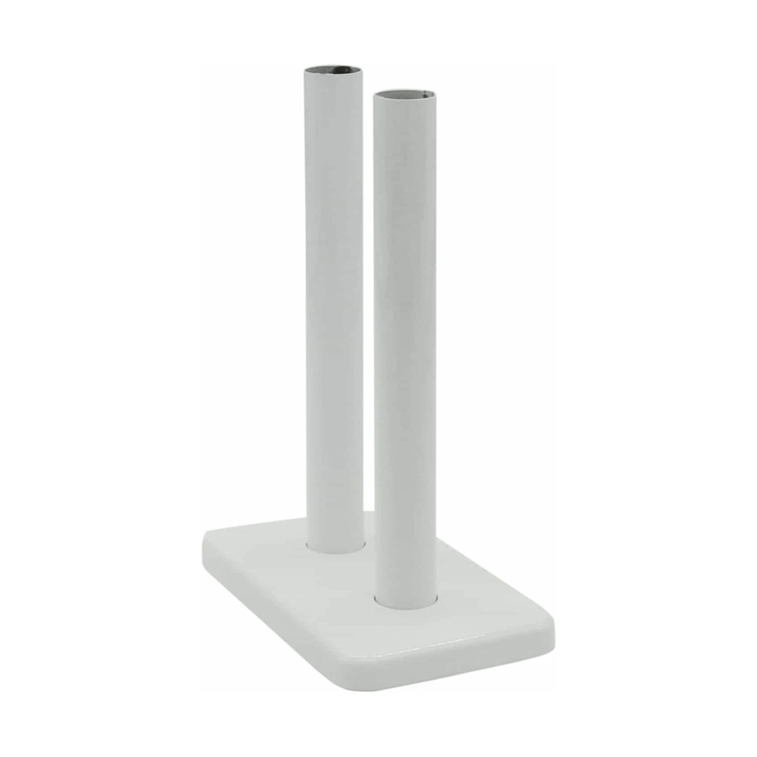 Immagine di Irsap kit con 1 copritubo passo 50 mm, L.16 cm per installazione radiatori, colore bianco standard finitura lucido VALKITCOPT5001