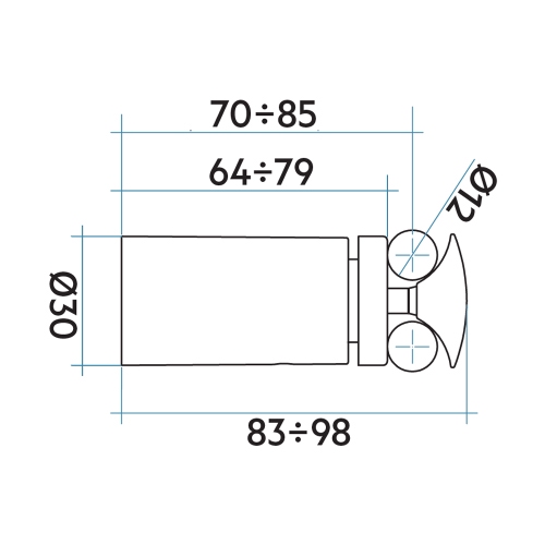 Immagine di Irsap aggancio infratubo e distanziere regolabile, per radiatori Filo, profondità da 5,5 a 6 cm, colore bianco standard finitura lucido ATTCHEINEMIN01