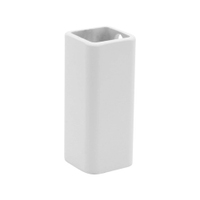 Immagine di Irsap distanzieri rinforzati a muro per Chela, fissaggio a tassello L.4,3 cm, colore bianco standard finitura lucido ATTPRO4301