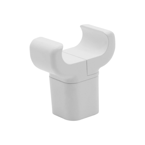 Immagine di Irsap chela per radiatori Vela aggancio su tubo e distanziere regolabile, profondità da 5 a 6 cm, colore bianco standard finitura lucido ATTVELACO01