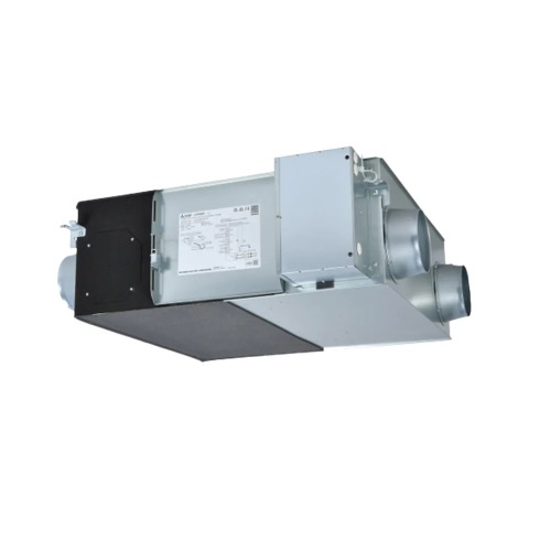 Immagine di Mitsubishi Recuperatore di calore canalizzabile 150 m³/h, installazione orizzontale o verticale LGH-15RVX3-E