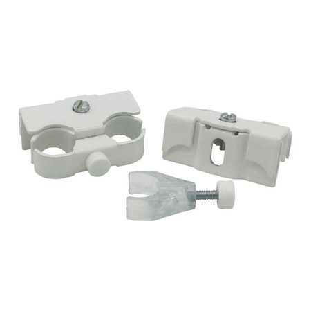 Immagine di Irsap coppie di mensole universali a scomparsa per Tesi da 2 a 6 colonne da 30 a 250 cm, complete di viti e tasselli, colore bianco standard finitura lucido Cod.01 AMENSRT01