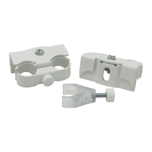 Immagine di Irsap coppie di mensole universali a scomparsa per Tesi da 2 a 6 colonne da 30 a 250 cm, complete di viti e tasselli, colore bianco standard finitura lucido Cod.01 AMENSRT01