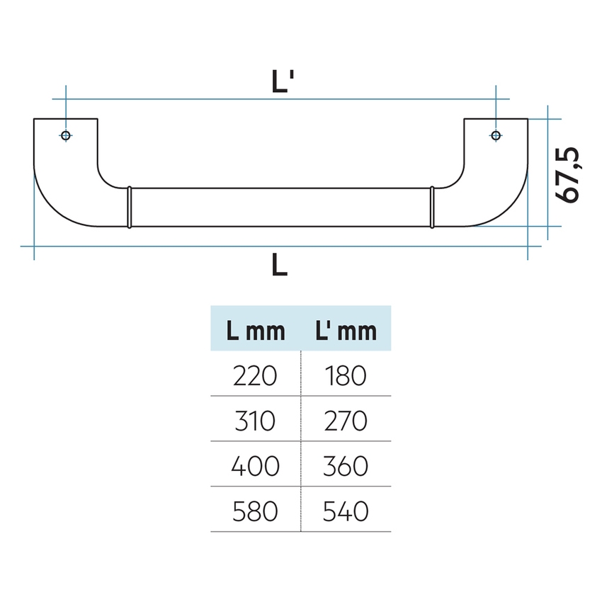 Immagine di Irsap porta salviette applicabile per radiatori Geo e Ares, L.31 cm, finitura cromo ANSTEGM3150