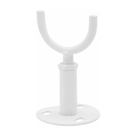 Immagine di Irsap supporto a pavimento per Tesi regolabile P.da 80 a 130 mm, colore bianco standard finitura lucido AMENSPAV01