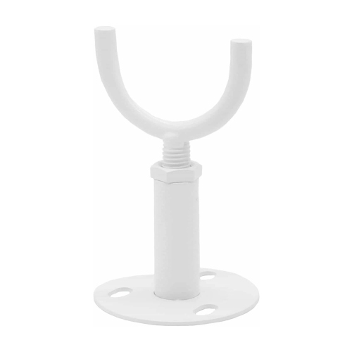 Immagine di Irsap supporto a pavimento per Tesi regolabile P.da 80 a 130 mm, colore bianco standard finitura lucido AMENSPAV01