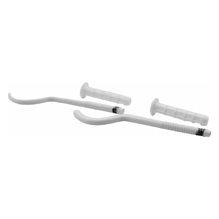 Immagine di Irsap coppia di mensole standard per Tesi 2 colonne, fissaggio con tassello, colore bianco standard finitura lucido Cod.01 AMENSFI2C01