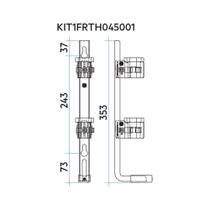 IRSAP RADIATORE TESI INTERASSI ALLUMINIO 3/865