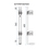 Immagine di Irsap sistema di fissaggio a parete per Tesi,  una mensola H.da 100 a 150 cm KIT1FRTH070001-KIT1FRTFIX10
