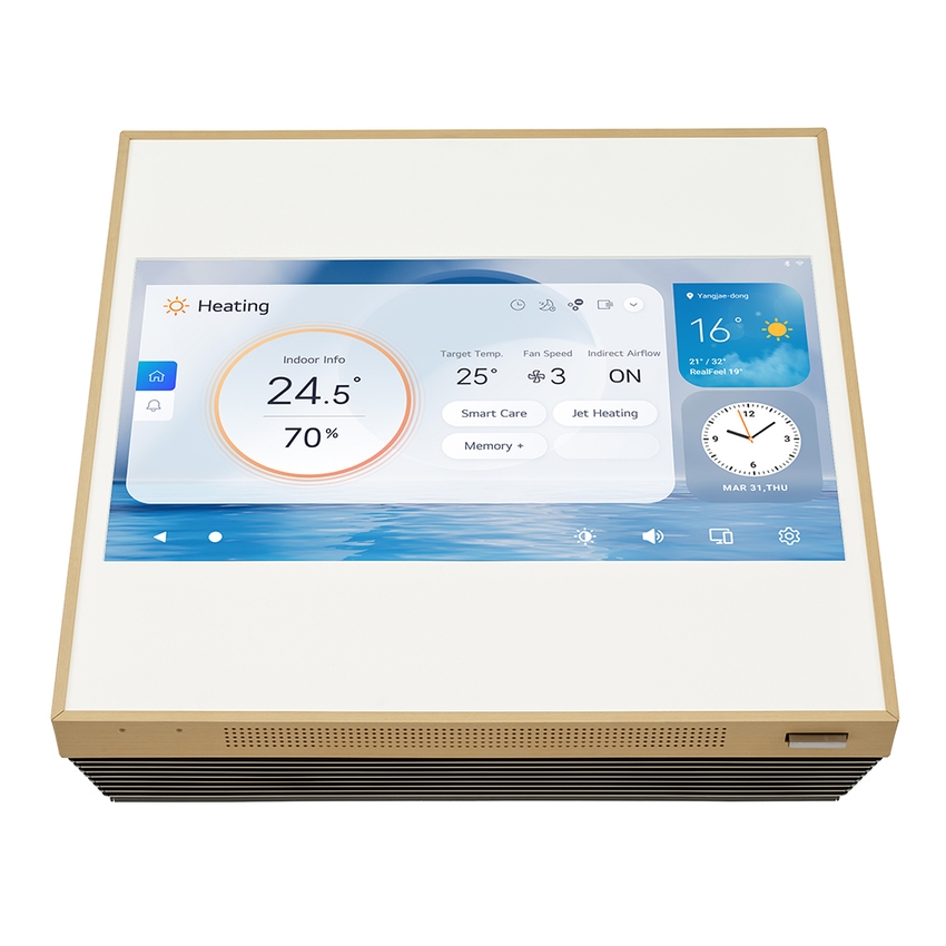 Immagine di LG ARTCOOL Gallery LCD unità interna con schermo personalizzabile a parete mono/multisplit Wi-Fi, 12000 BTU A12GA2.NSE