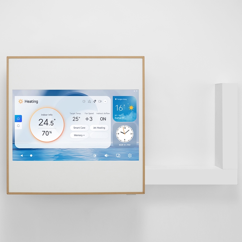 Immagine di LG ARTCOOL Gallery LCD unità interna con schermo personalizzabile a parete mono/multisplit Wi-Fi, 12000 BTU A12GA2.NSE