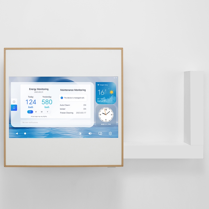 Immagine di LG ARTCOOL Gallery LCD unità interna con schermo personalizzabile a parete mono/multisplit Wi-Fi, 12000 BTU A12GA2.NSE