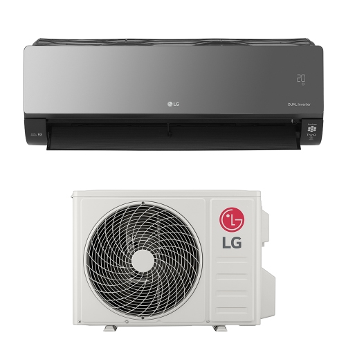 Immagine di LG ARTCOOL Mirror Climatizzatore a parete monosplit inverter Wi-Fi | unità esterna 5 kW unità interna 18000 BTU AC18BK.NSK+AC18BK.UL2