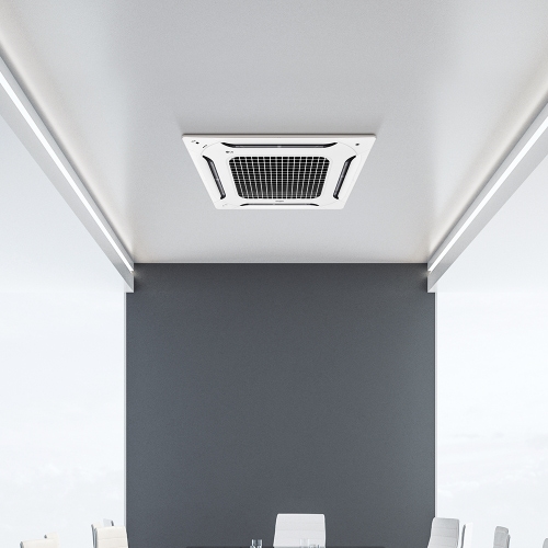Immagine di LG CASSETTA 4 VIE Unità interna a cassetta mono/multisplit 12000 BTU, senza griglia CT12F.NR0
