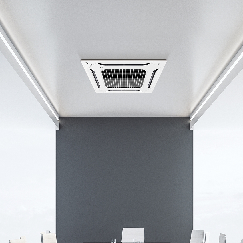 Immagine di LG CASSETTA 4 VIE Unità interna a cassetta mono/multisplit 9000 BTU, senza griglia CT09F.NR0