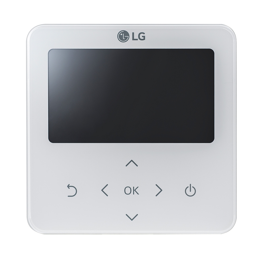 Immagine di LG Comando a filo  RS3 per unità interne della gamma Multi V, con sensori integrati di temperatura e umidità interna, colore bianco PREMTB100.ENCXCOM