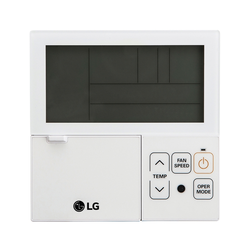 Immagine di LG Comando individuale a filo standard, display a cristalli liquidi, colore bianco PREMTB001.ENCXCOM