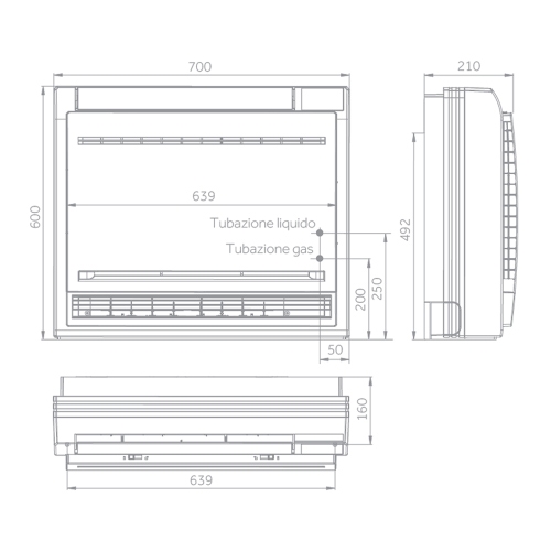 Immagine di Haier CONSOLE Climatizzatore a pavimento monosplit inverter Wi-Fi | unità esterna 2.5 kW unità interna 9000 BTU AF25S2SD1FA(D)+1U25S2SM1FA-2