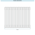 Immagine di Irsap TESI 3 Radiatore 16 elementi H.76,5 L.72 P.10,1 cm, colore grigio martellato finitura ruvido Cod.32 (con tappi) RT307651632IR02N01