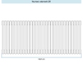 Immagine di Irsap TESI 3 Radiatore 31 elementi H.66,5 L.139,5 P.10,1 cm, colore bianco finitura opaco Cod.J8 (con tappi) RT3066531J8IR02N02