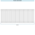 Immagine di Irsap TESI 3 Radiatore 32 elementi H.66,5 L.144 P.10,1 cm, colore bianco finitura opaco Cod.J8 (con tappi) RT3066532J8IR02N01
