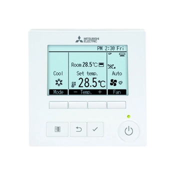 Immagine di Mitsubishi Comando remoto a filo DeLuxe per funzioni avanzate PAR-41MAAB