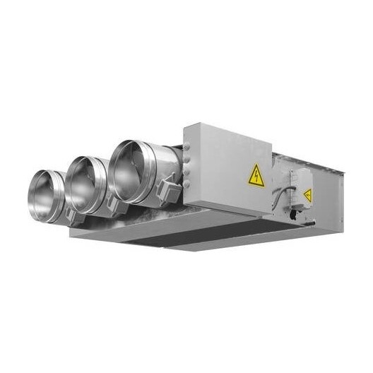 Immagine di Sabiana PMC-MULTI-ECM 3/3 plenum multizone con 3 codoli attacchi a sinistra per CRSL-ECM, grandezza 4 9069333