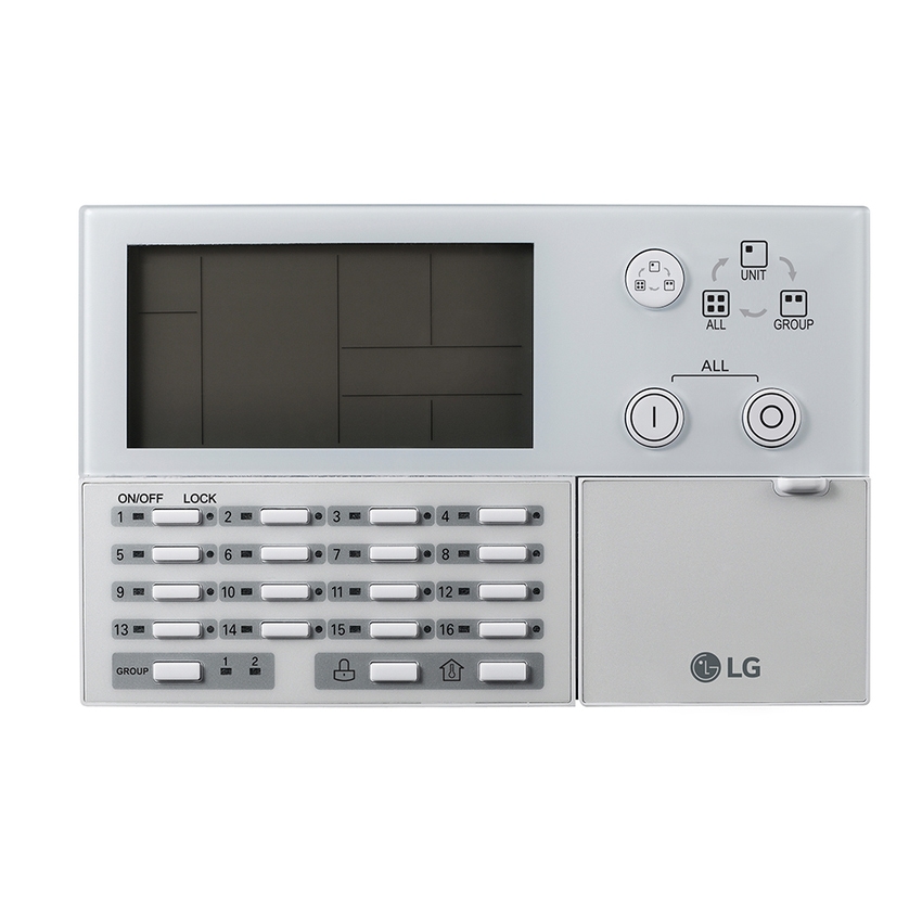Immagine di LG Controllo centralizzato AC Ez, controllo di un massimo di 32 unità interne o 16 unità interne + 16 eco V / eco V DX PQCSZ250S0.ENCXCOM