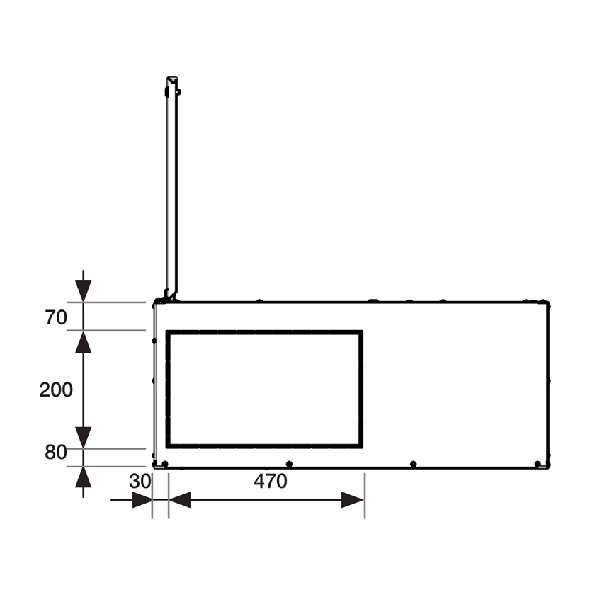 Immagine di Mitsubishi ECODAN INWALL 2.1 Modulo da incasso per sistemi SPLIT composto da box esterno con kit distribuzione e bollitore 175 litri EINB2-F+EIND2ES-F+EINTK175-F