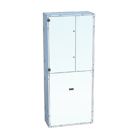 Immagine di Mitsubishi Box esterno da incasso in lamiera zincata per sistema ECODAN INWALL EINB2-F
