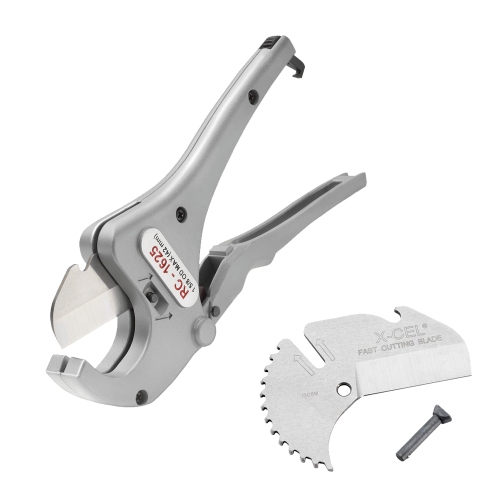 Immagine di Ridgid Kit per taglio tubi multistrato composto da cesoia con azione a cricco per tubi e tubature in plastica diametro effettivo 1/8"-1 5/8" e lama di ricambio 23498+27858