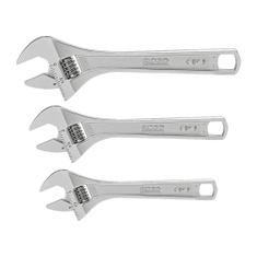 Immagine di Ridgid Kit giratubi regolabili composto da 3 chiavi a rullino da 8", 10" e 12", con apertura ganascia graduata 86907+86912+86917